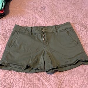 Hunter green shorts